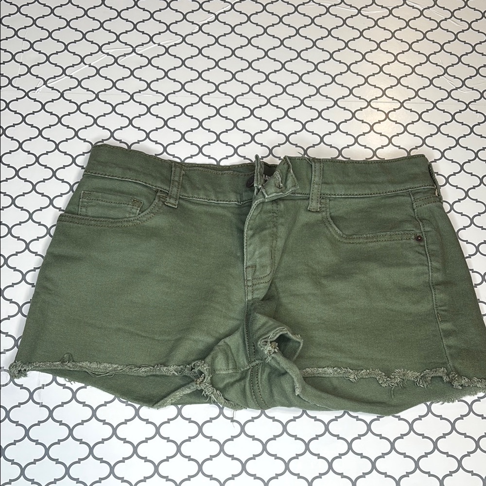 Old Navy Women's Green Denim Shorts